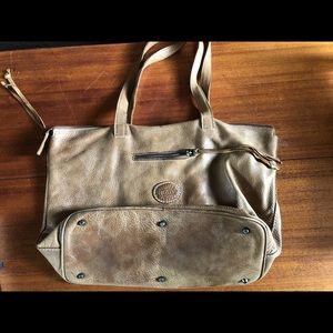 Barely used Roots Tribe Leather Large Tote